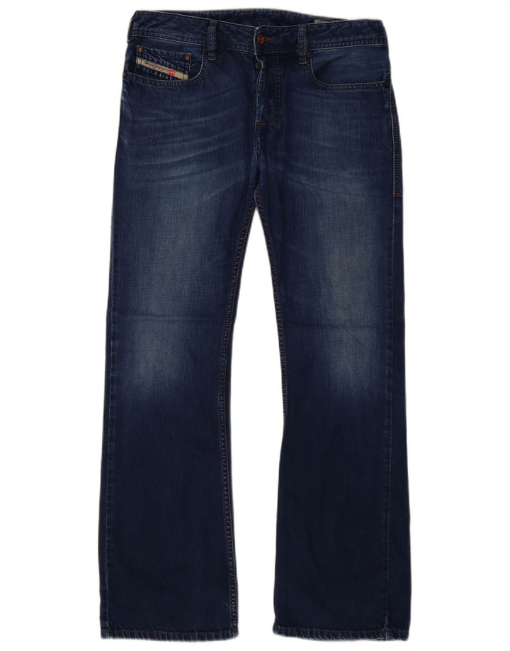 Diesel Dame Zatiny Regular Bootcut Jeans W29 L30 Marineblå Bomuld