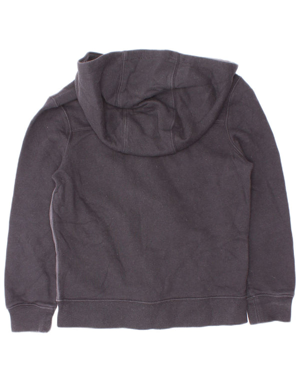 Nike hættetrøje med lynlås til drenge 6-7 år XS Sort Colourblock Bomuld