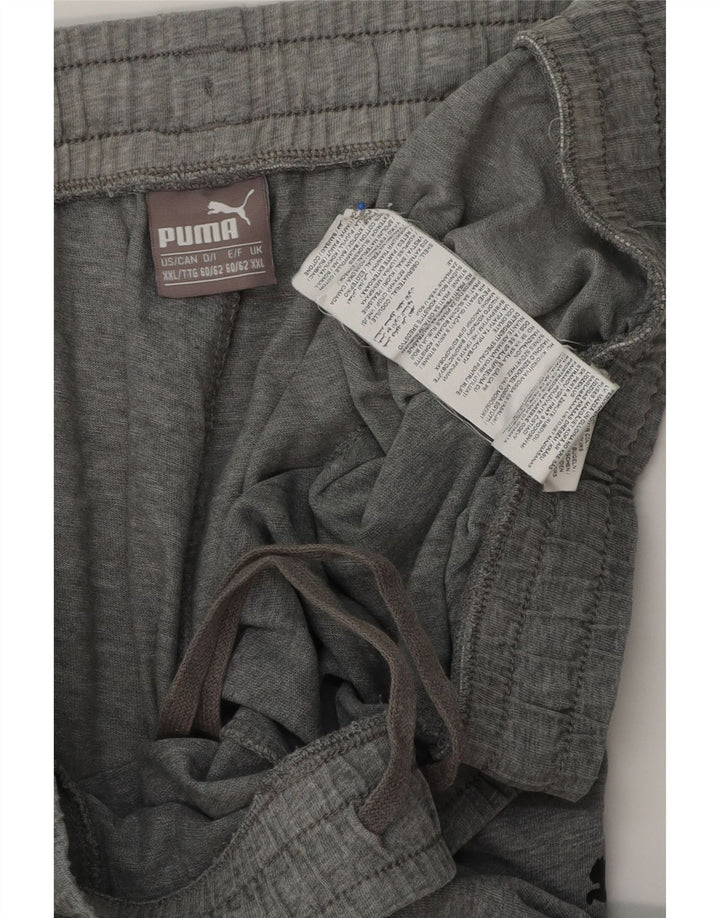 PUMA grafiske sportsshorts til mænd 2XL grå bomuld