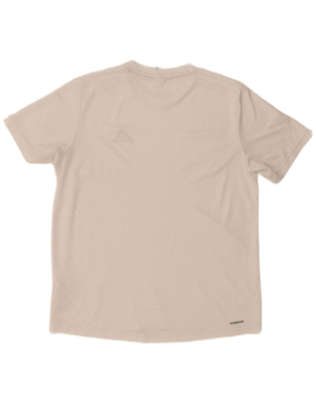 Adidas Herre Aeroready T-Shirt Top Medium White Polyester
