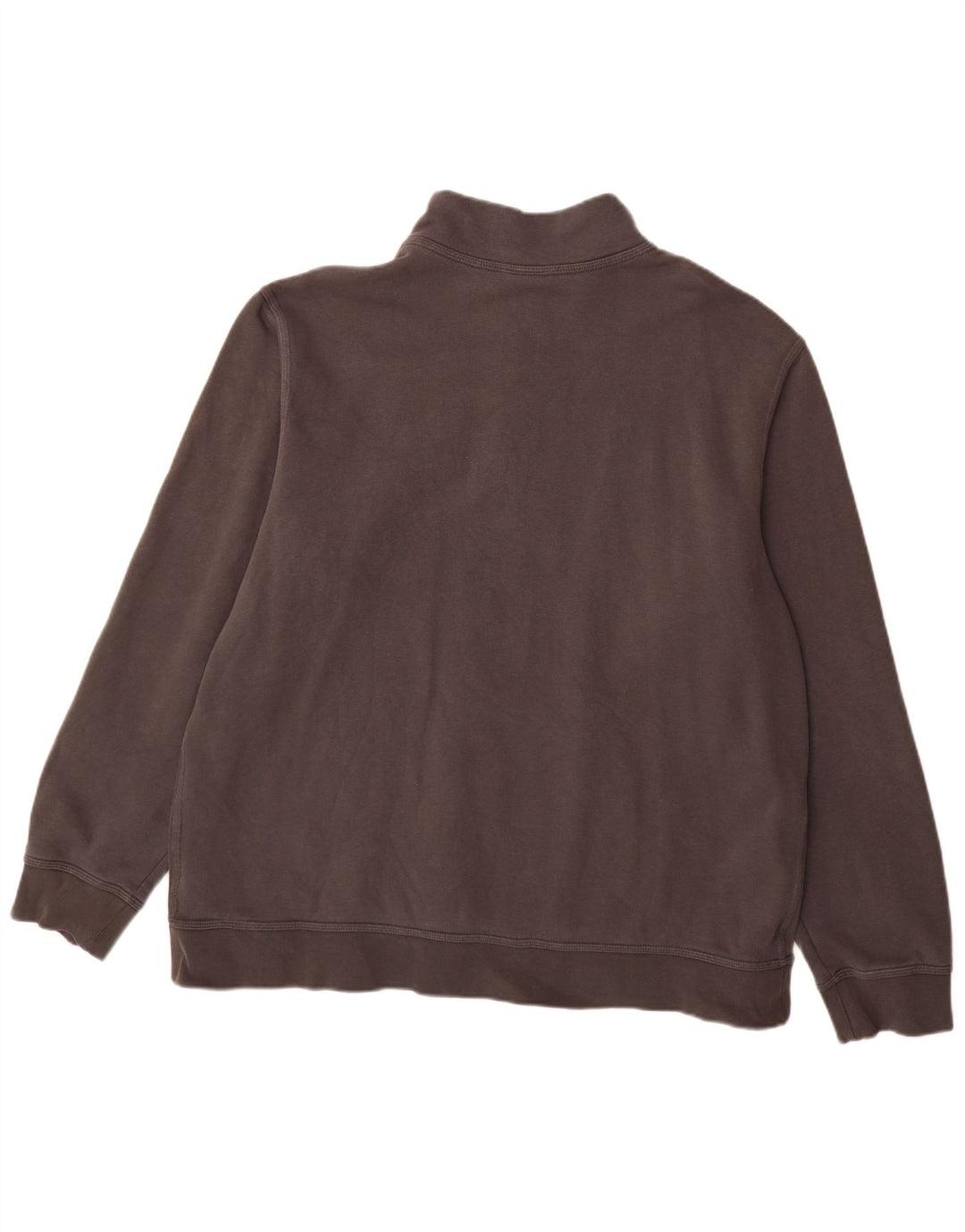 Nike Sweatshirt med lynlås til mænd XL Grå bomuld