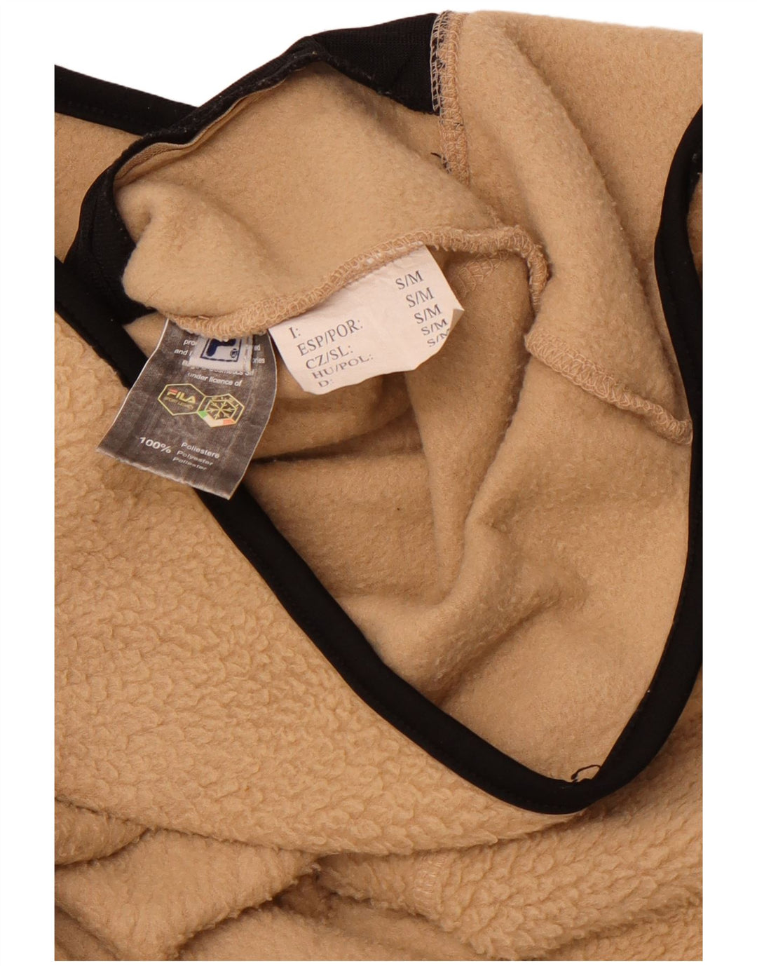 FILA Fleecejakke til kvinder UK 38 Medium Beige Polyester