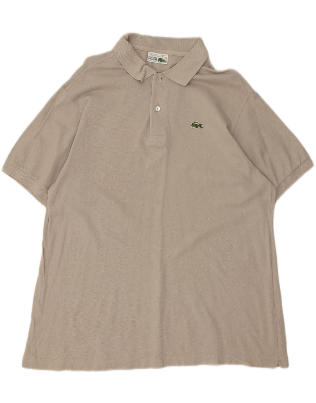 Lacoste herre poloskjorte str. 6 XL Beige bomuld