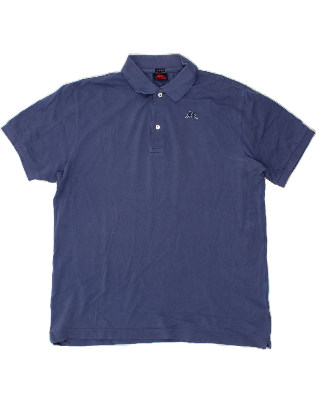 KAPPA Mens Polo Shirt Large Blue Cotton Vintage Kappa and Second-Hand Kappa from Messina Hembry 