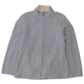 Marks & Spencer Dame Oversized Fleecejakke UK 10 Small Blue Polyester