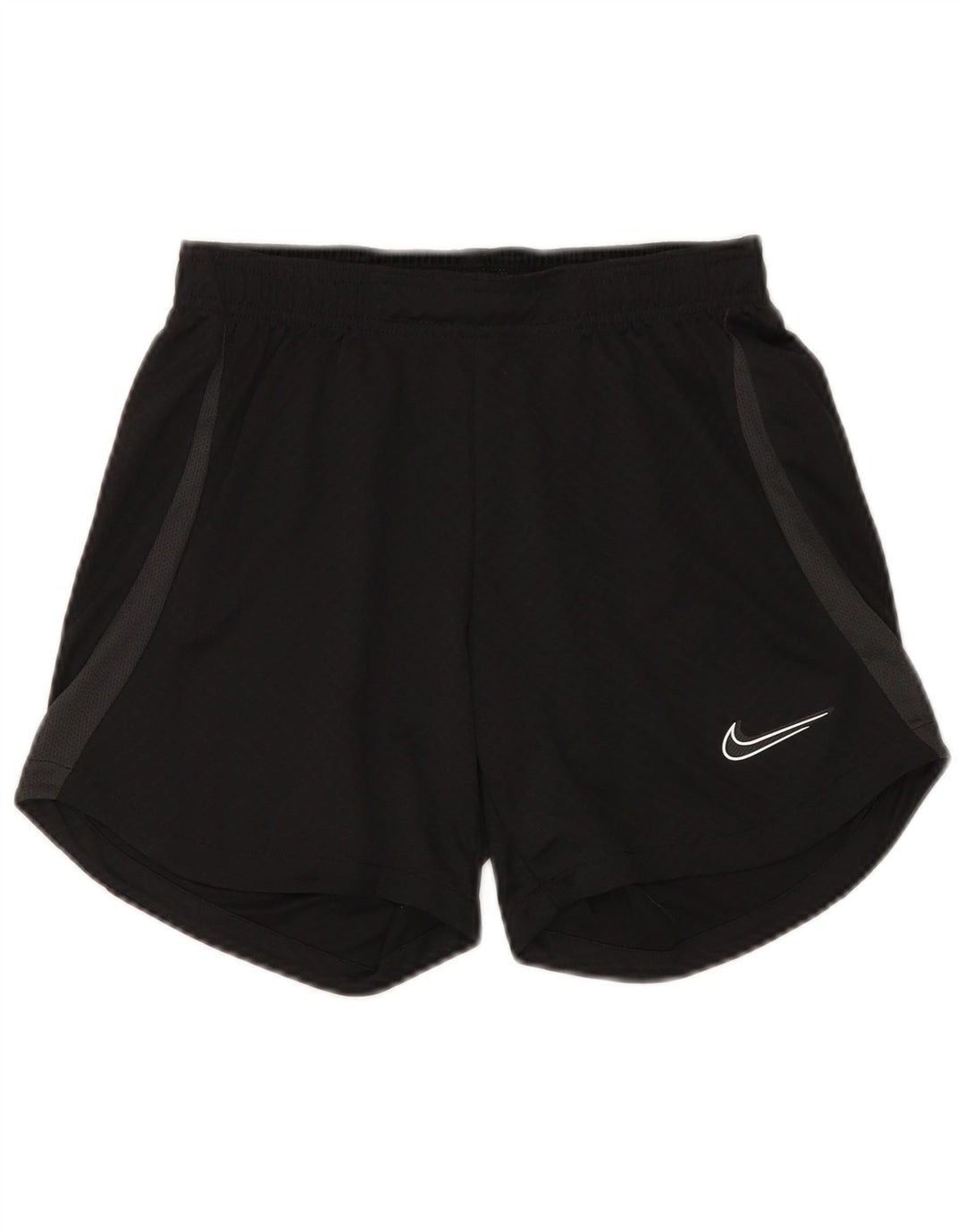 Nike Dame Dri Fit Sport Shorts UK 8 Small Black Polyester