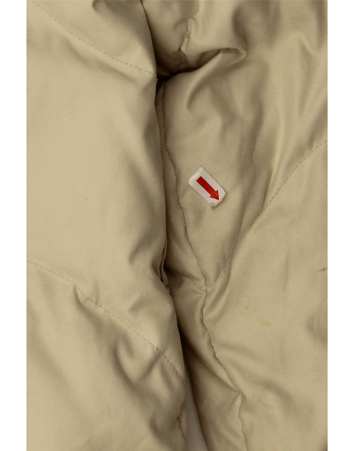 Diadora Piger Oversized Polstret Jakke 9-10 År Stor Beige Polyester