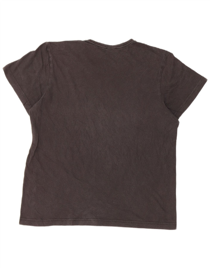 Adidas Herre grafisk T-shirt Top Medium Sort Bomuld