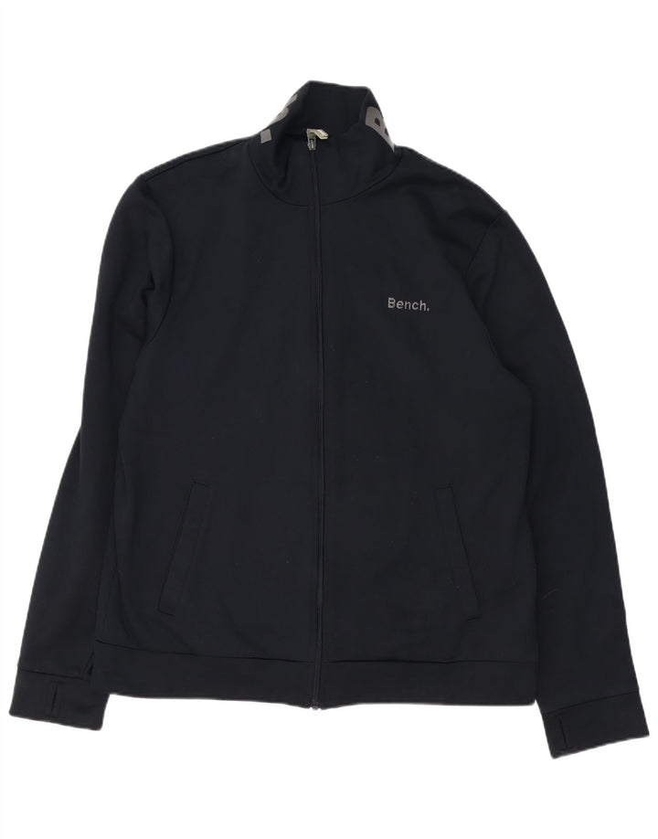 Bænk Herre grafisk træningsdragt Topjakke 2XL Sort Polyester