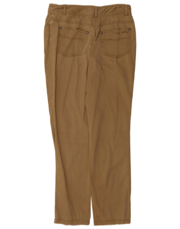 Laura Ashley Dame Lige Casual Bukser UK 10 Small W30 L30 Brun