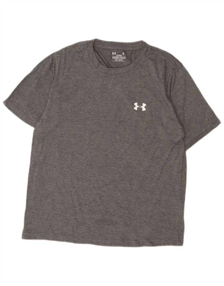 Under Armour Herre T-Shirt Top Medium Grå Polyester