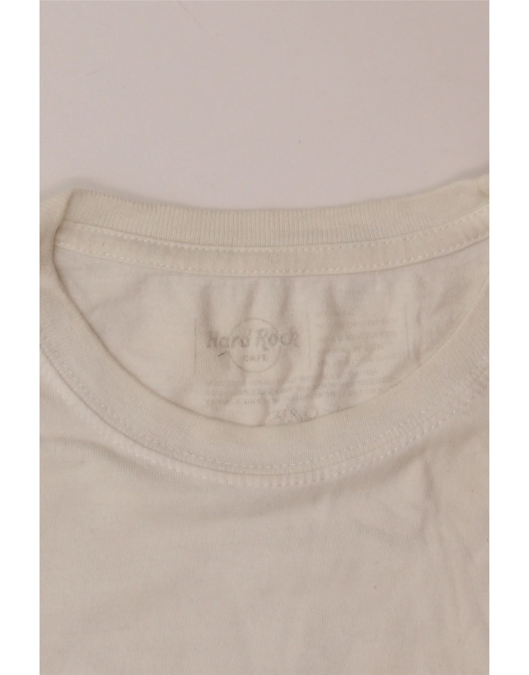 HARD ROCK CAFE Herre Florence Grafisk T-Shirt Top Lille Hvid Paisley