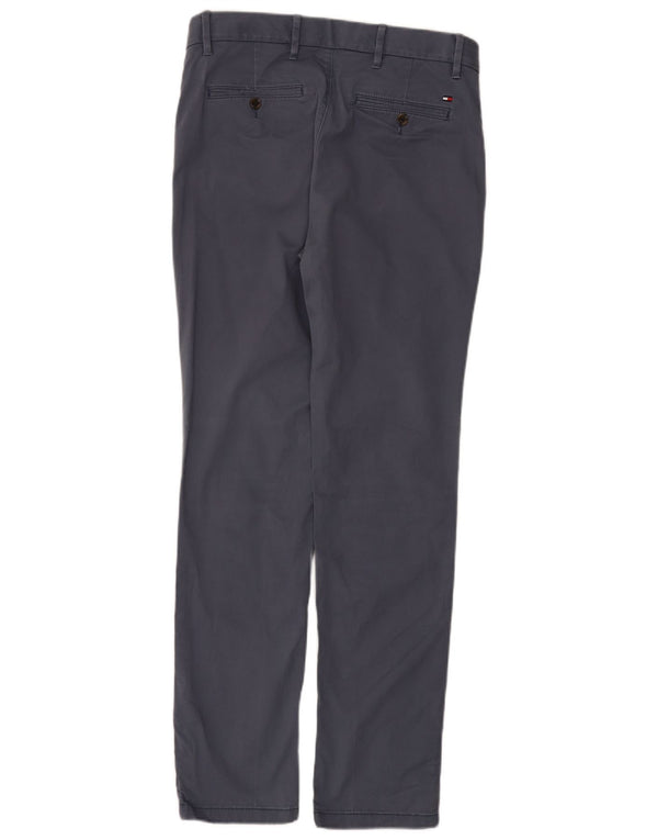 Tommy Hilfiger Herre Slim Chino Bukser W31 L32 Marineblå Bomuld