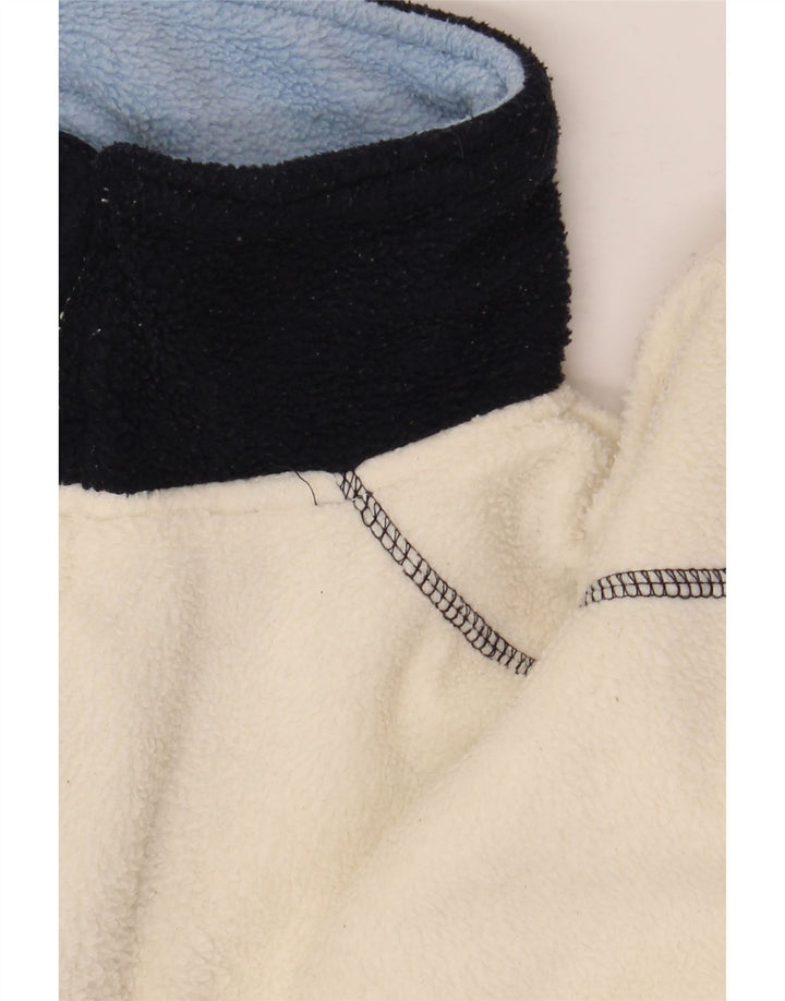 Iceberg Herre Fleece Jumper med lynlås XL Hvid Colourblock Polyester