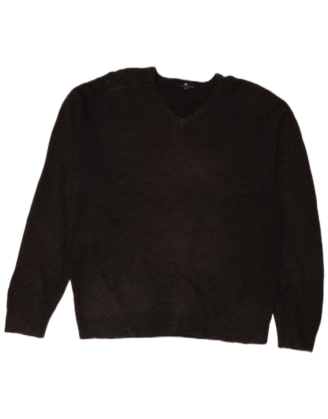 Marks & Spencer Herre V-hals sweater Stor Grå Akryl