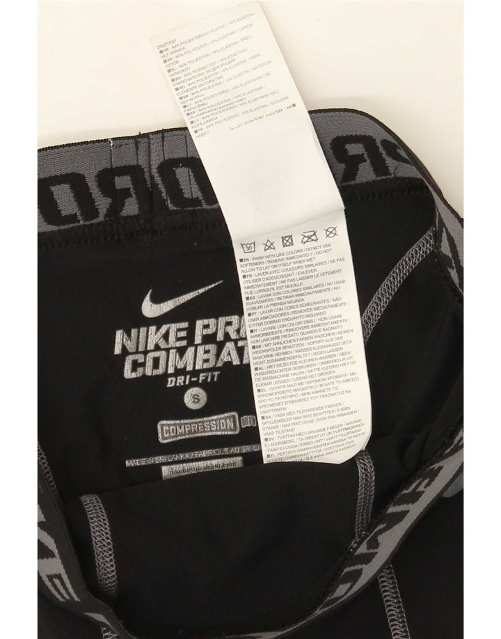 Nike Herre Dri Fit grafiske leggings Lille sort polyester