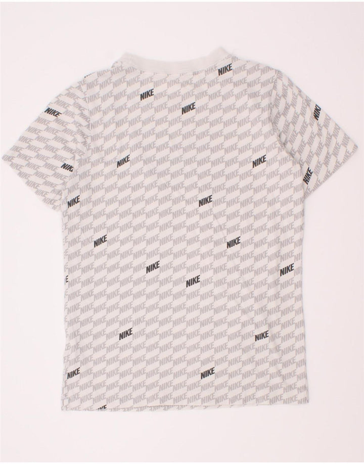 Nike Boys Grafisk T-Shirt Top 10-11 år Medium Hvid