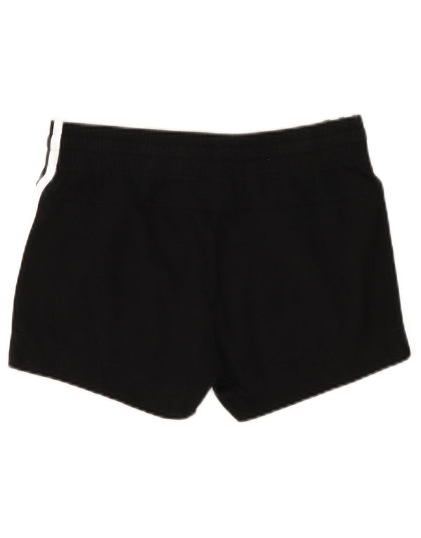 ADIDAS sportsshorts til kvinder UK 8/10 Small Black Bomuld