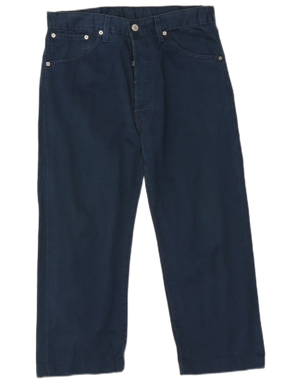 Levi's Herre Crop Casual Bukser W34 L23 Marineblå Bomuld