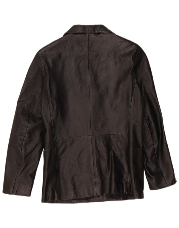 Jet Plane Womens Leather Jacket IT 44 Medium Black