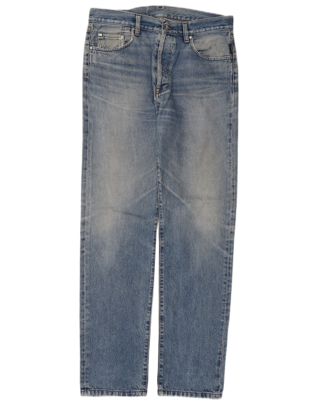 LACOSTE Straight jeans til mænd W34 L34 Blå