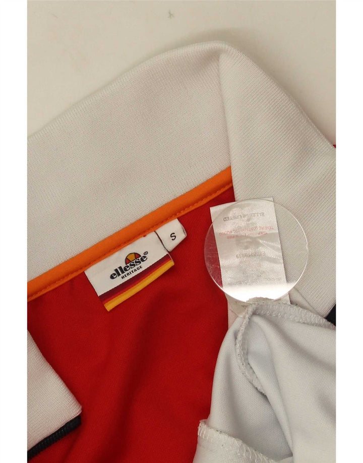 Ellesse Herre træningsdragt Topjakke Lille Hvid Colourblock Polyester