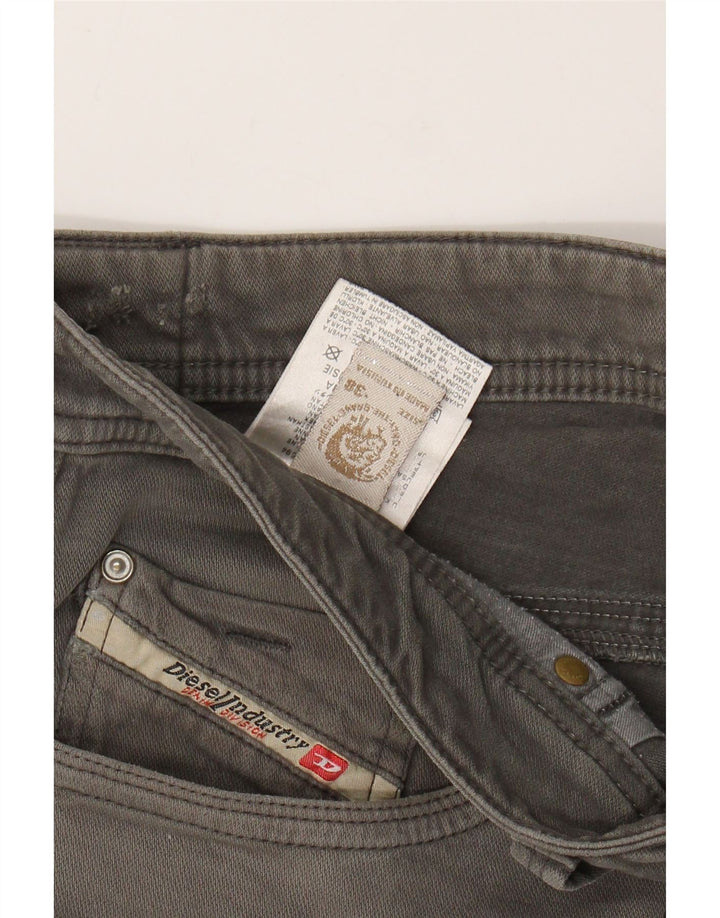 Diesel Herre Lige Casual Bukser W38 L34 Grå Bomuld
