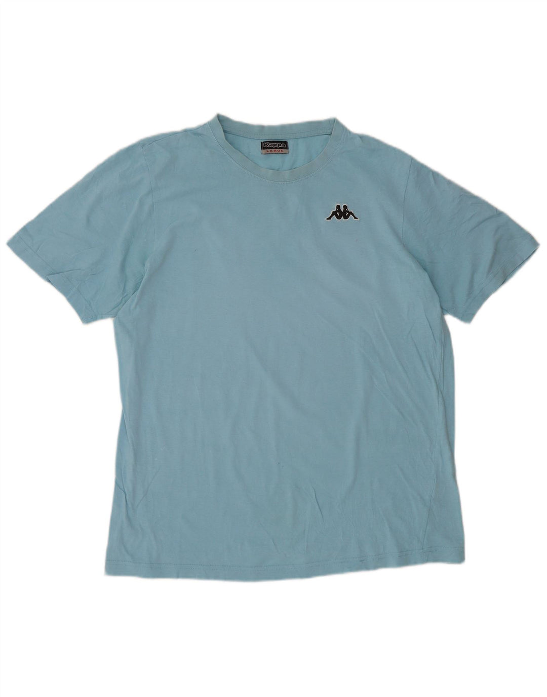 Kappa Herre T-Shirt Top Stor Blå Bomuld