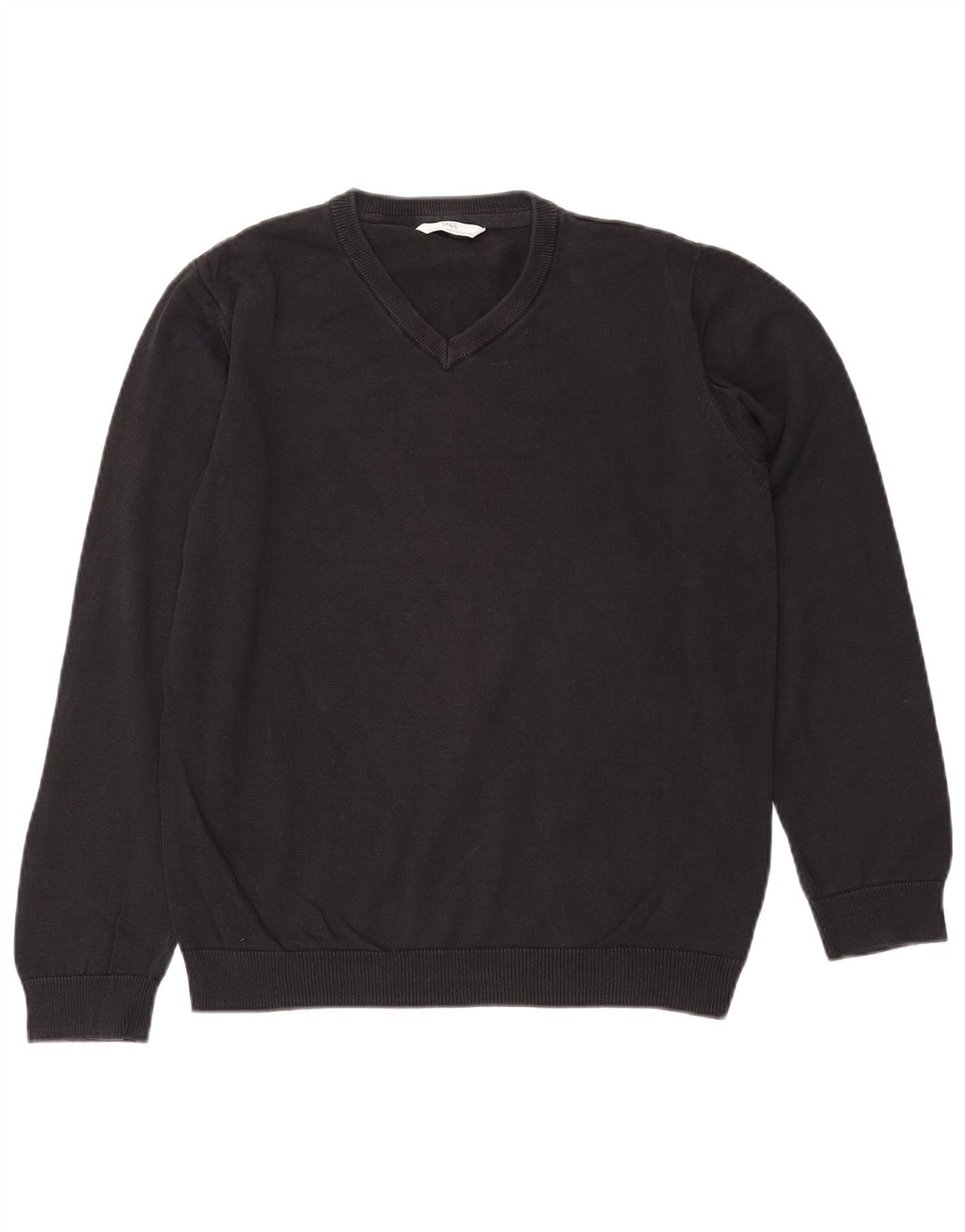 Marks & Spencer Boys V-hals sweater 14-15 år Sort bomuld