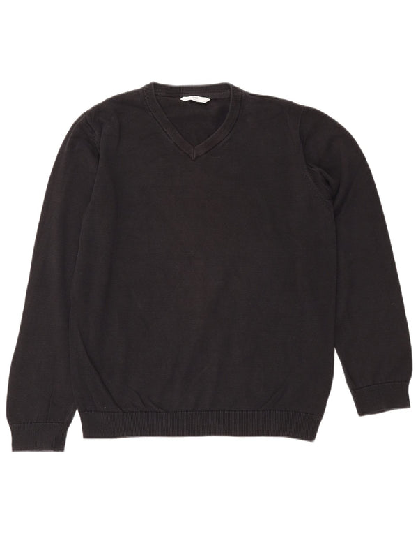 Marks & Spencer Boys V-hals sweater 14-15 år Sort bomuld