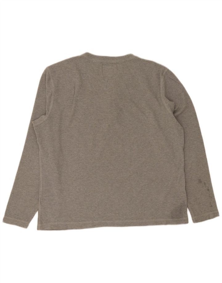 Superdry Herre Top Langærmet 2XL Grå Bomuld