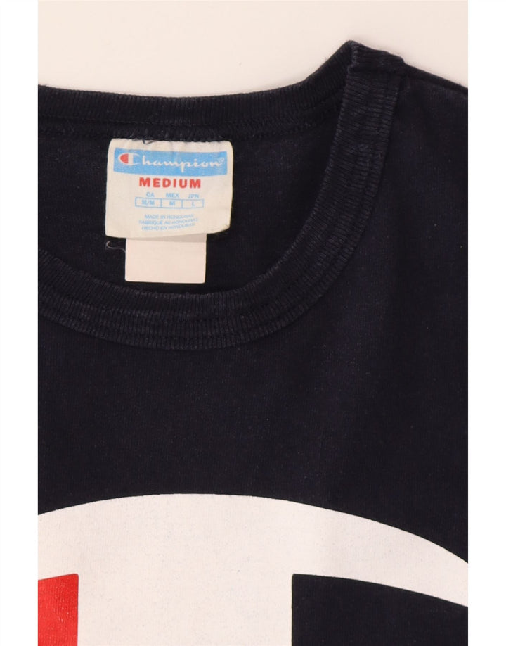 CHAMPION Grafisk T-shirt til mænd, medium marineblå