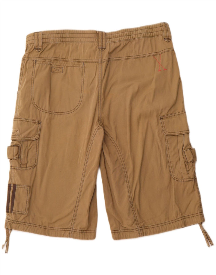 ADIDAS Herre Cargo Shorts Large W36 Khaki Bomuld