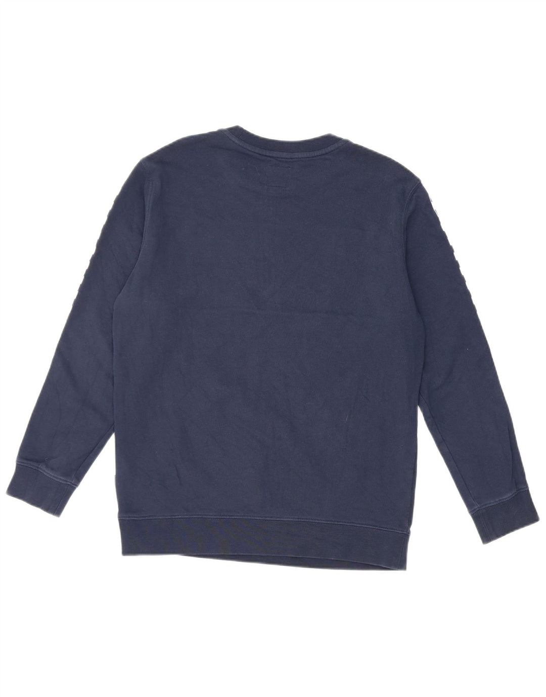Vans Dame Grafisk Sweatshirt Jumper UK 14 Large Navy Blue Colourblock