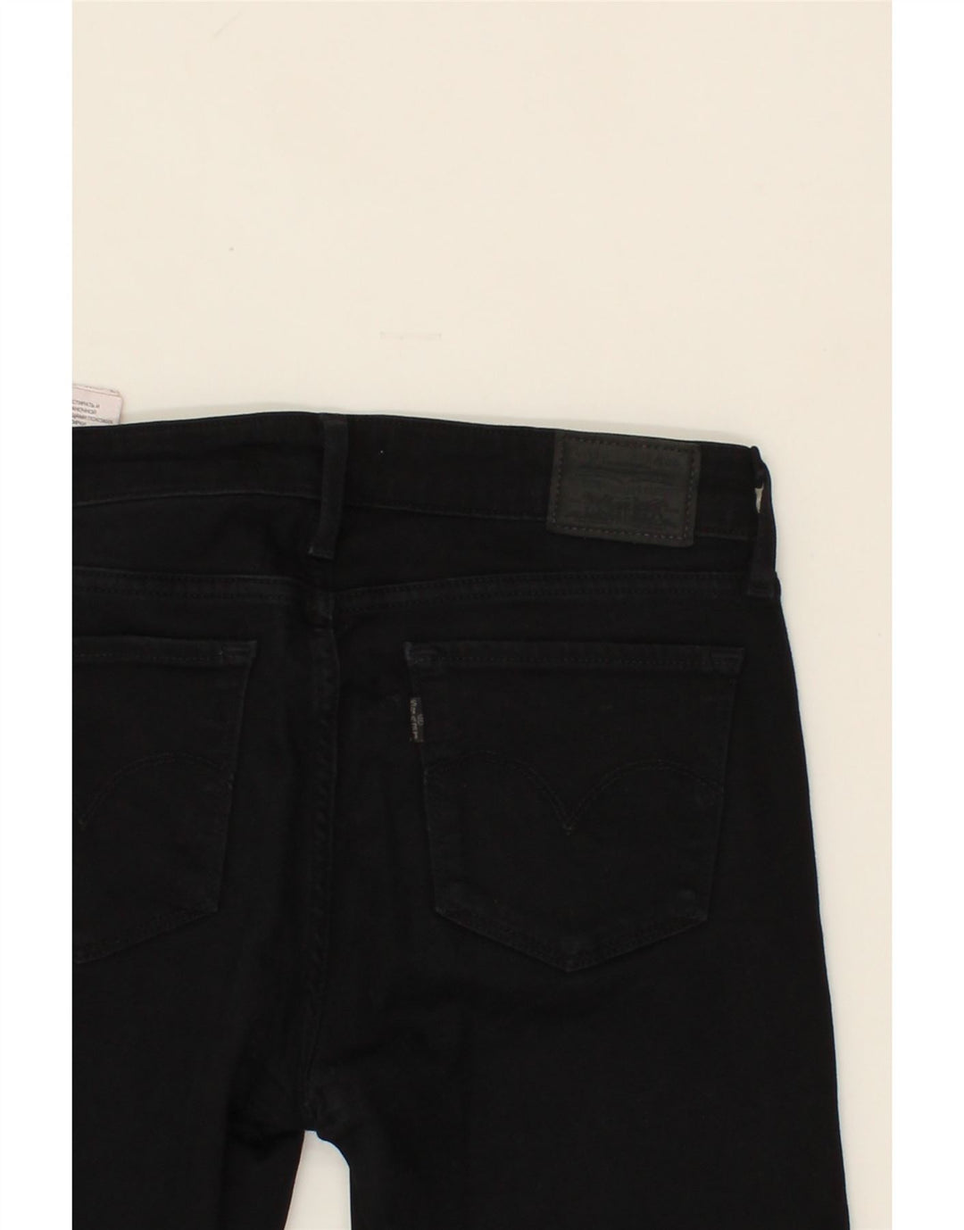 LEVI'S Womens Skinny Jeans W27 L30 Black Cotton Vintage Levi's and Second-Hand Levi's from Messina Hembry 