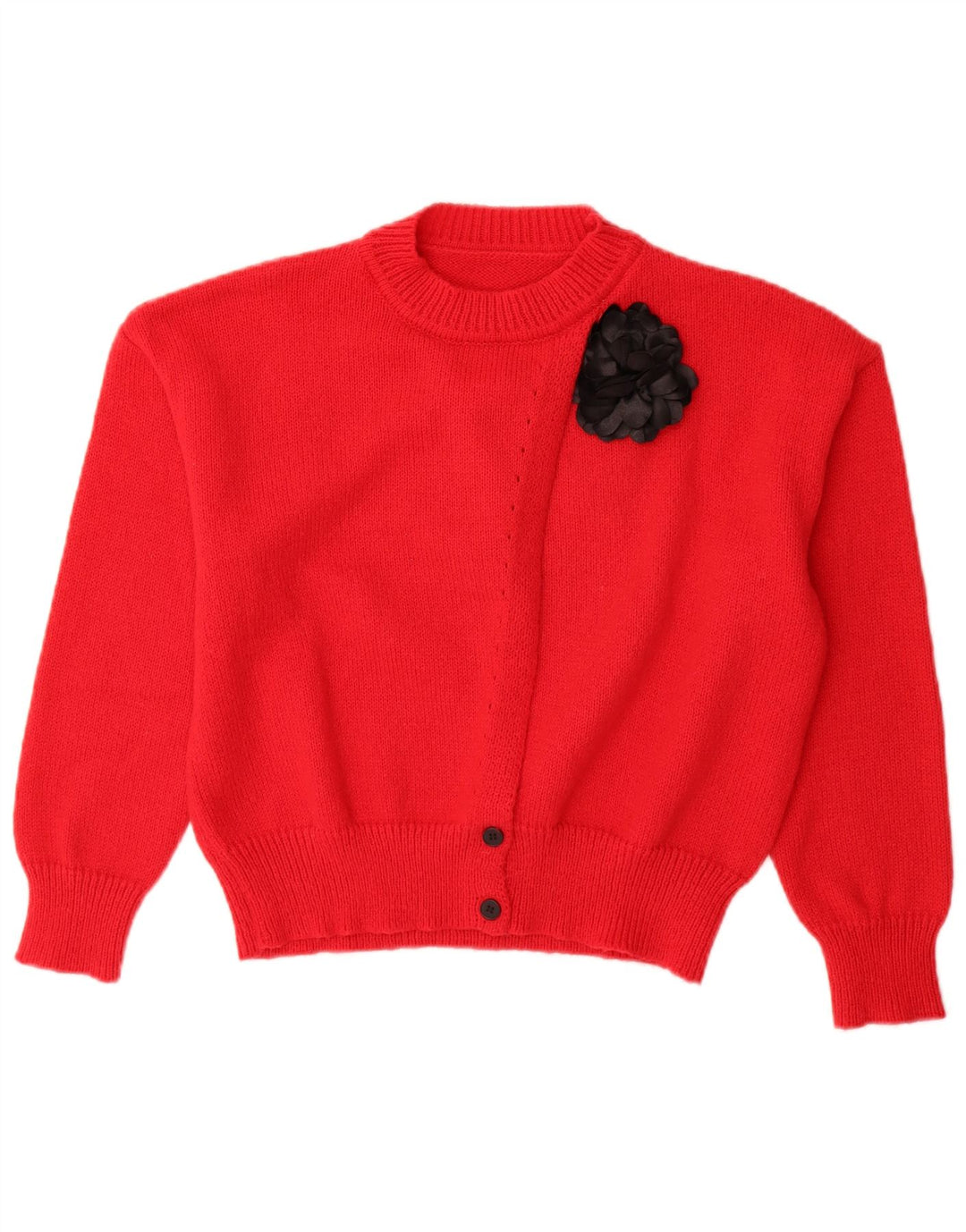 Shein Dame Jumper Sweater UK 14 Medium Rød Polyester