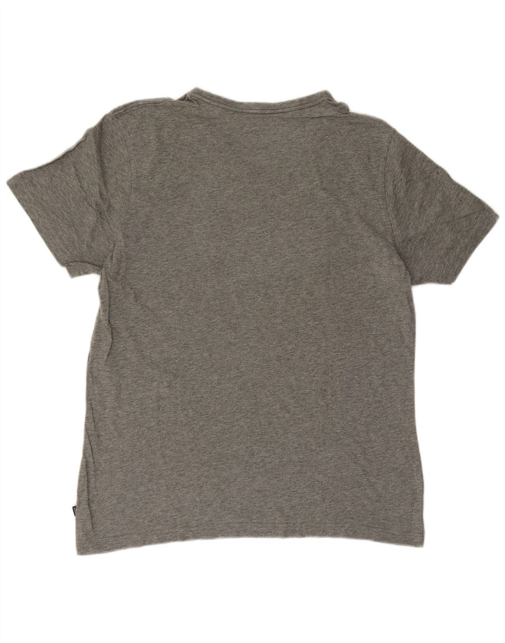 Puma Herre Grafisk T-Shirt Top Stor Grå