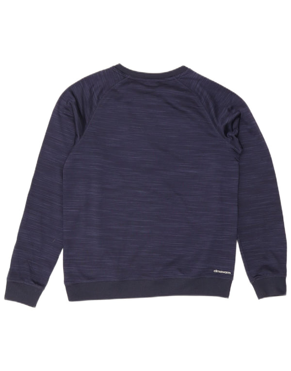 Adidas Boys Sweatshirt Jumper 14-15 år Stor marineblå