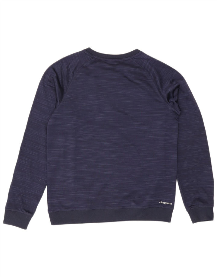 Adidas Boys Sweatshirt Jumper 14-15 år Stor marineblå