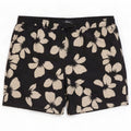 Marks & Spencer Badeshorts til mænd Medium Black Floral Polyester