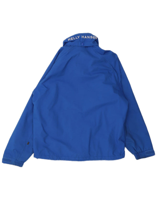 Helly Hansen Regnjakke til mænd UK 36 Small Blue Polyester Sports