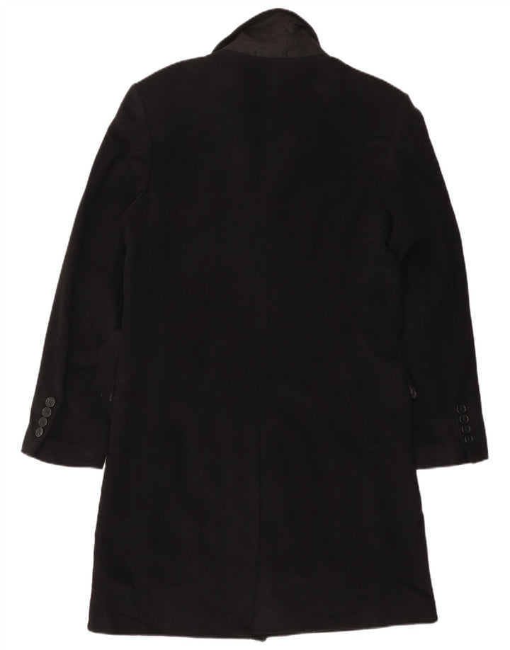 Zara Herre Overfrakke UK 38 Medium Sort Uld