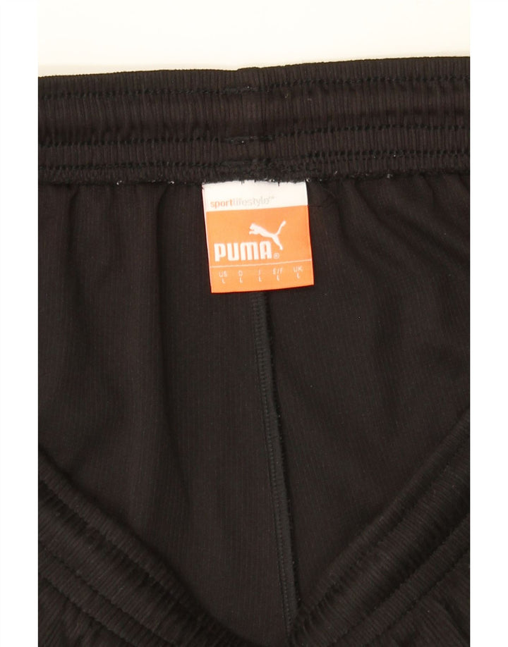 PUMA Mens Sport Shorts Large Black Vintage Puma and Second-Hand Puma from Messina Hembry 
