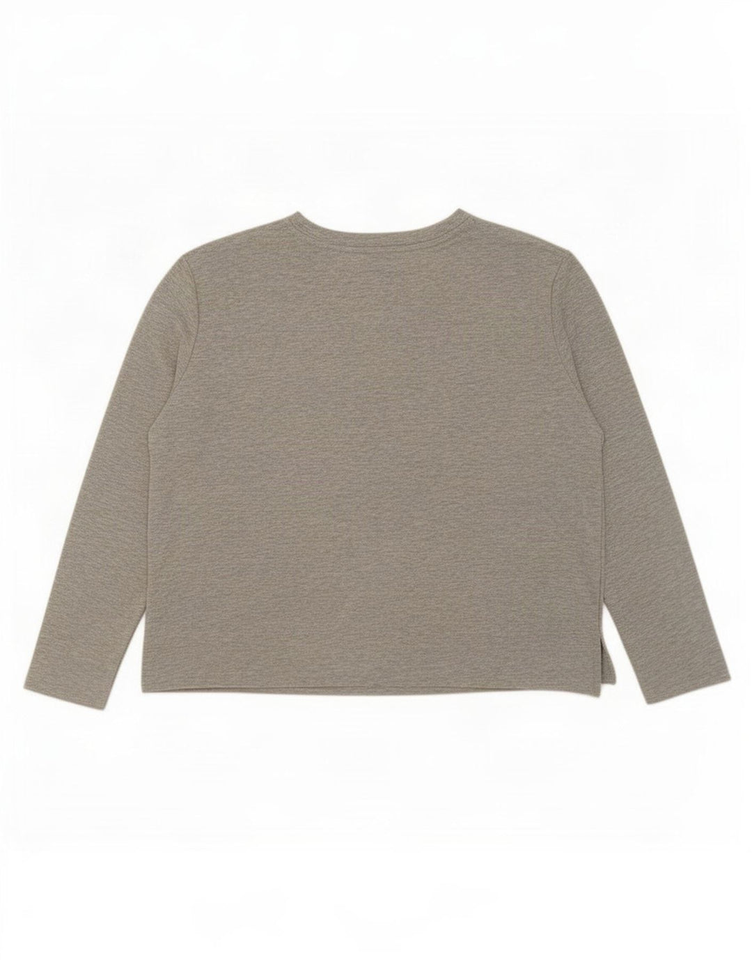 Marks & Spencer Dame Grafisk Top Langærmet UK 16 Large Grey Colourblock
