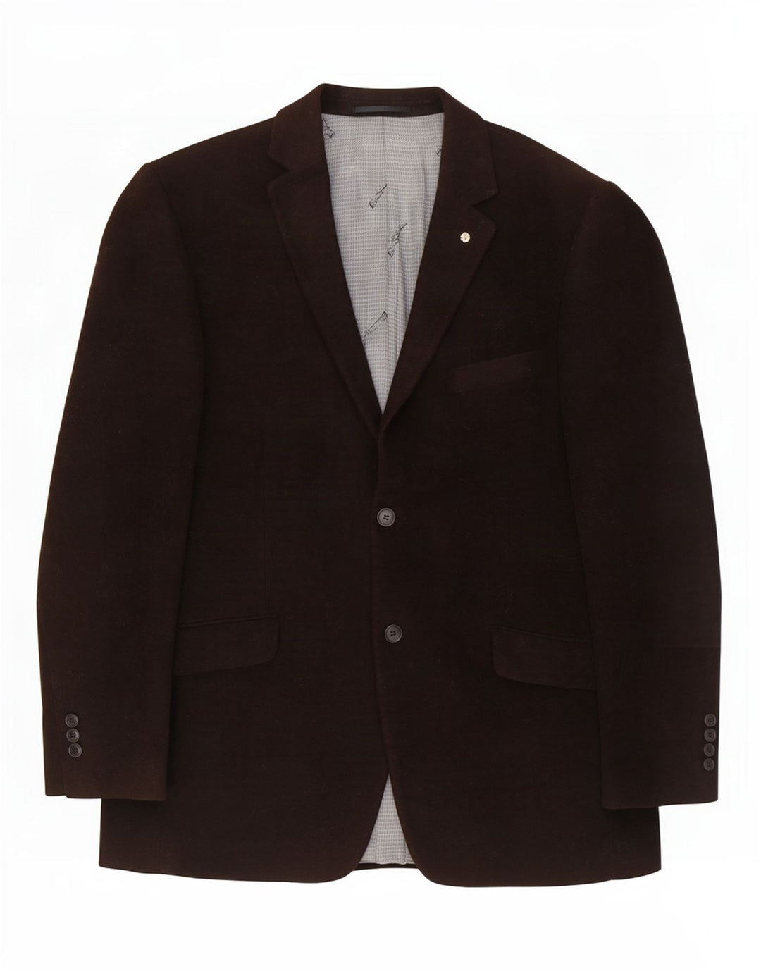 Ben Sherman Herre 2-knaps blazerjakke UK 42 XL Brun bomuld