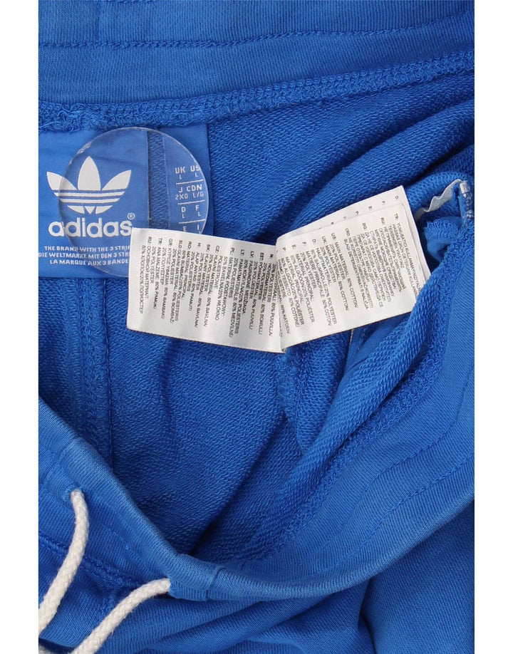 Adidas Sportshorts til mænd store blå bomuld