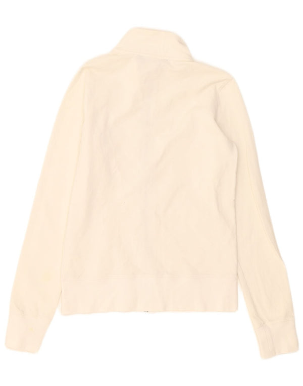 Calvin Klein Jeans Dame træningsdragt Topjakke UK 12 Medium Off White