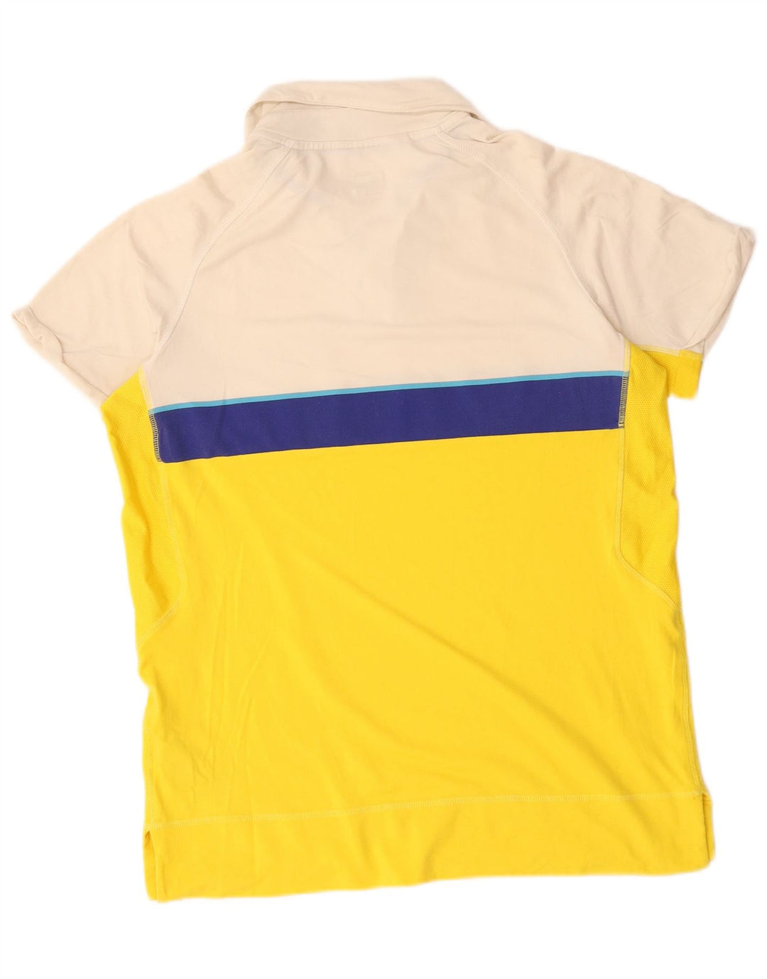 Nike Polo Shirt til mænd Stor Gul Colourblock Nylon