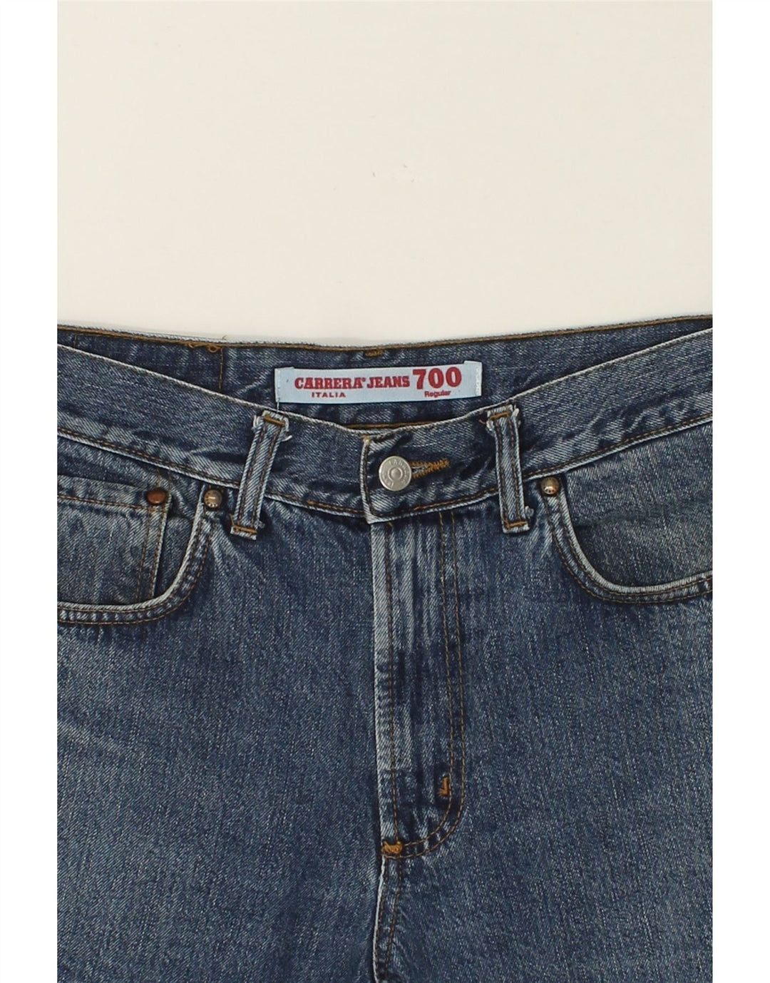 CARRERA Herre 700 Regular Slim Jeans W32 L30 Blå Bomuld