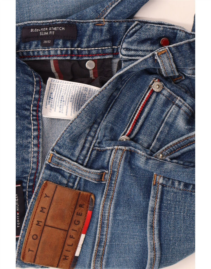 Tommy Hilfiger Dame Bleecker Slim Jeans W28 L32 Blå Bomuld